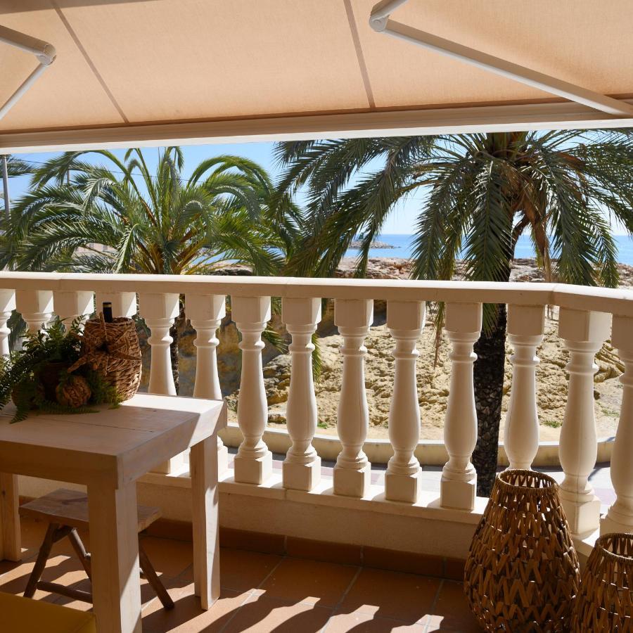Modern Apartment Directly On The Beach With Wifi And Air Conditioning El Campello Luaran gambar