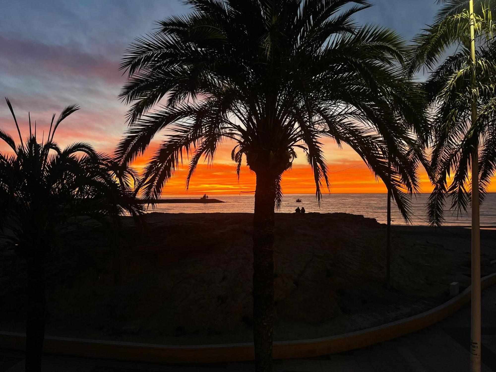 Modern Apartment Directly On The Beach With Wifi And Air Conditioning El Campello Luaran gambar